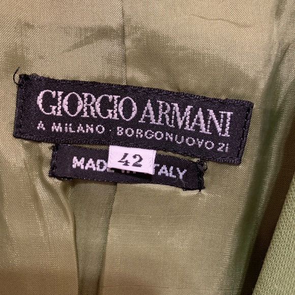 Green Giorgio Armani wool jacket sz42IT - Picture 2 of 4